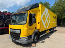 DAF LF 230 FA 12 TON - BOX/Koffer/Curtain/Gardinen - Tacho 2 - Manual - Euro 6 - Belgium Truck