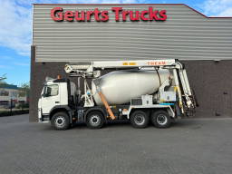 Volvo FM 410 8X4 + Stetter 9 M3 Mixer/Mischer + Theam 15 M Transportband/Belt