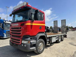 Scania R450 6x2 / Machinetransport/Knæklad /