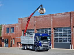 Scania G500 6x2 - Tipper + Palfinger epsilon M110L - Retarder - HUB reduction - Full air