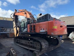 Hitachi ZX490 Gravemaskine Hitachi LCH-6 med Demarec DRS-90-B skrotsaks