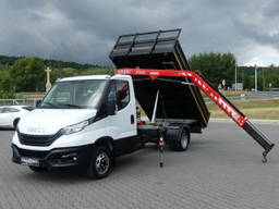 Iveco Daily 50 50C16 / Wywrotka + HDS Fassi F40 / 3- STR Kiper / DMC 3.5T