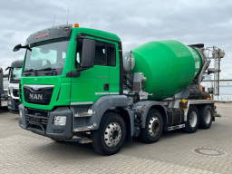 MAN TGS 32.400 01.2026 TG-S 8x4 BB Betonmischer Stetter 9m deutsch
