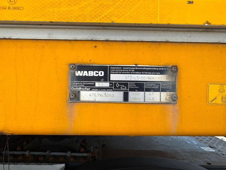 Goldhofer STZ-L5-50/80A 8,1M Extendable + 5 Axle Steering + BPW Axle 19