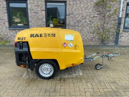Kaeser M27 Kubota 2,7 m3 / min 7 Bar 18 kW Mobiele Silent Diesel Compressor