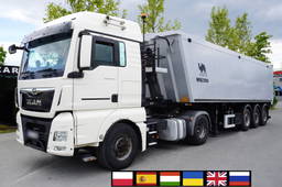MAN TGX 18.470 4x4H tractor unit / Wielton NW-3 tipper semi-trailer / 45 m3