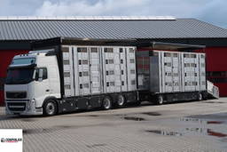 Volvo FH 500 Complete with Trailer Menke-Janzen 2013 4 levels