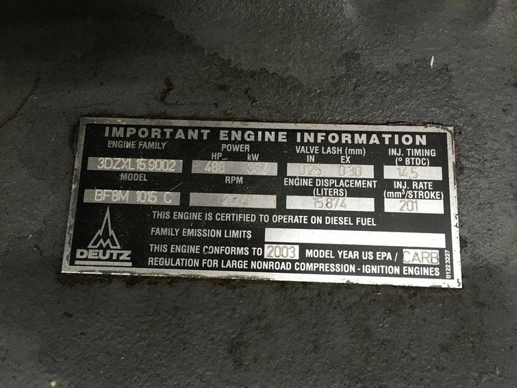 Deutz BF8M1015C Used 5