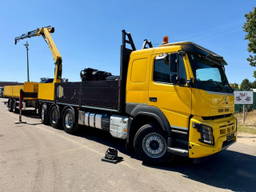 Volvo FMX 420 8X4 Palfinger PK22.001 L TEC 17m + Ackermann Anhanger 2-Achsen - Rotator / Radio - I-Shift - TUV 02/2027 - BE Truck