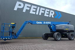 Genie S60FE Hybrid, 4x4 Drive, 20.6m Working Height, 12.