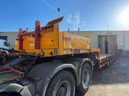 Goldhofer STZ-L5-54 Lowbed with Ramps 5 Axle 4 Steerin Axle Steel Suspension Extendable 70.000KG Good Condition