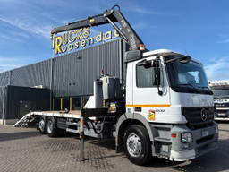 Mercedes-Benz Actros 2632 + Fassi F210-2X EXT. + Remote + Hydraulic Ramps + 6X2 + Lift Axle