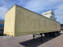 Pacton SAF - Drum Two-axle enclosed box semi-trailer - SAF axles - Drum brakes - Air suspension - Tail lift - 10 bolts