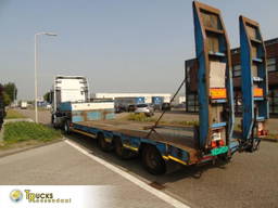 MOL Dieplader ramps + 3x axle + steering
