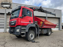 MAN TGS 18.360 02.2026 TG-S 4x4 BL 2-Achs Allradkipper Kran Funk