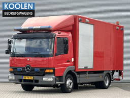 Mercedes-Benz Atego 1018 970.04 laadklep trekhaak Brandweerauto Brandweerwagen Topstaat Marge