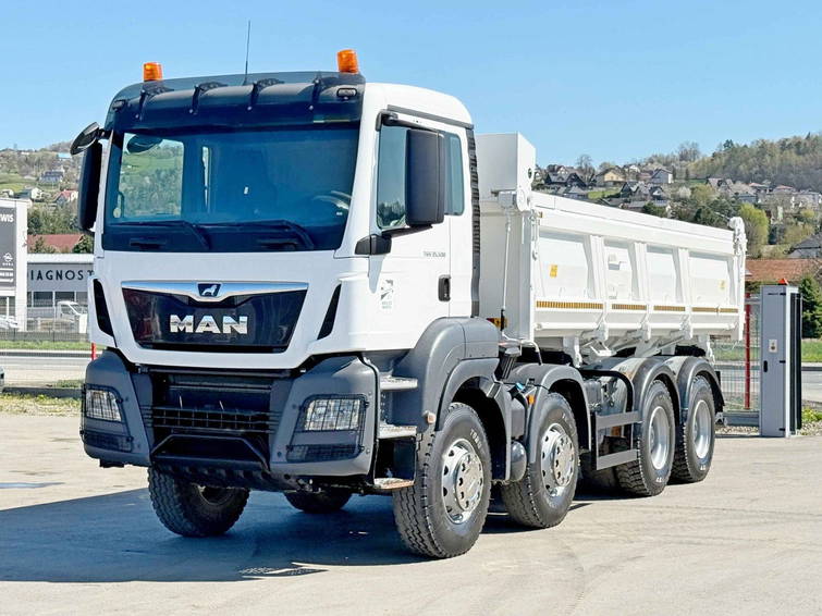 MAN TGS 35.500 Kipper 6,00 m + Bordmatic 8x4 2