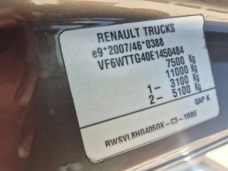 Renault D 2.0 7,5 180 Pk Closed Box + Taillift 13