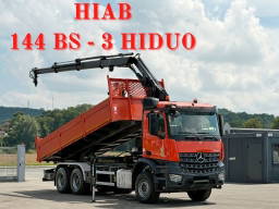 Mercedes-Benz Arocs 2640 Hiab 144 BS - 3/Funk + 6x4