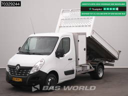 Renault Master 130PK Kipper met Kist Dubbellucht 3,5t Trekhaak Airco Cruise Euro6 Tipper Benne Kieper Airco Trekhaak Cruise control