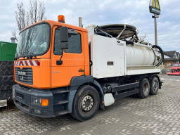 MAN F2000 10.2024 26.360 6x2 Saug + Spülwagen Wiedemann + Reichardt Saug+Spülwgen