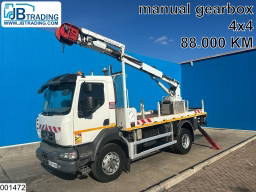 Renault D16.280 4x4, Euro 6, steel suspension, drilling rig/crane