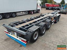 D-TEC Combitrailer S-Line CT-521-S S-Line CT-F + S-Line CT-R - SAF Axle Disc - 3x Steering Axles - 4x Lift Axles - Breaker