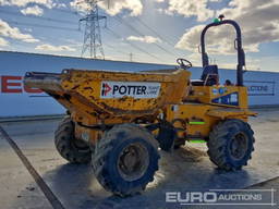 Thwaites 2012 Thwaites 6 Ton Swivel Skip Dumper, Roll Bar
