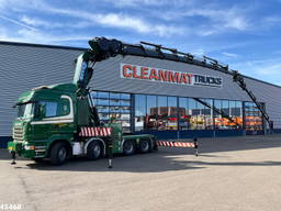 Scania R490 8x4 Euro 6 Effer 140 Tonmeter laadkraan + Fly-Jib Just 283.508 km