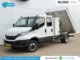 Iveco Daily 35C16 3.0 Dubbele Cabine Kipper Dubbellucht 3,5t Trekhaak 6 Stoelen Airco Cruise Control Benne Tipper