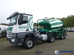 Mercedes-Benz Arocs 1943 4x4 Euro 6 + Liebherr mixer trailer 10 m3