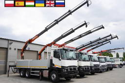 Renault C380 / Comfort 6x4 / Atlas 172.3E crane / Range 12.3 m / capacity 6.1 t / Flatbed 17 Epal