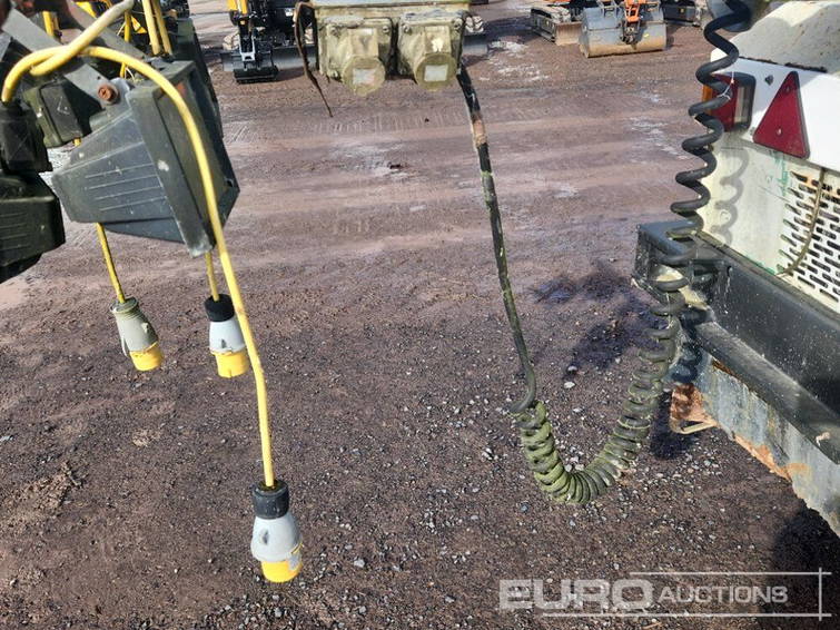 Diversen Ingersol Rand Single Axle Lighting Tower Spares, No Engine 11