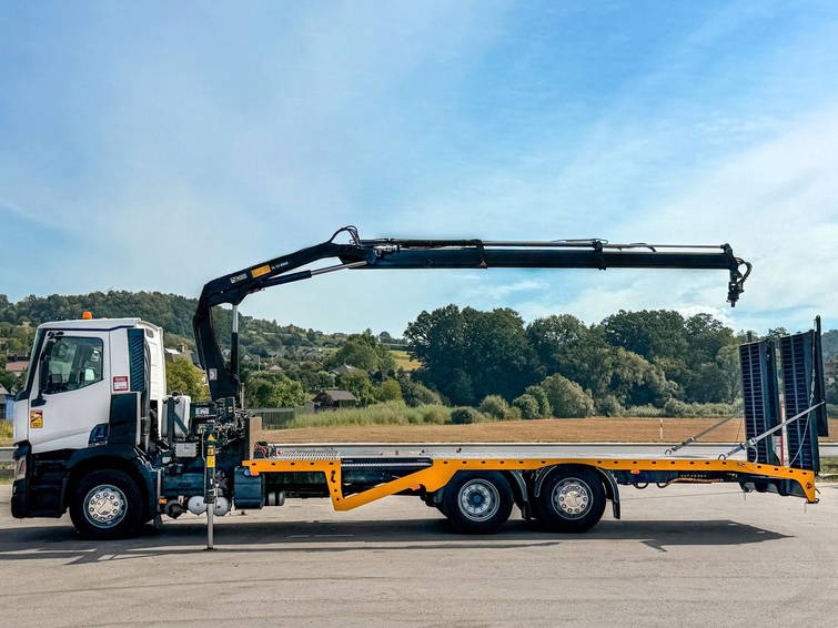 Renault T380 Abschleppwagen 8,00 m Hiab 111 B-2 + Funk 7