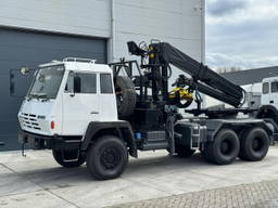 Steyr 1491.310 6x6 Loglift 190 - dolly - WSK - timber truck