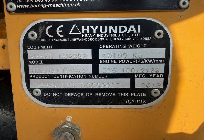 Hyundai Sonstige Hyundai HL 760-9A 25