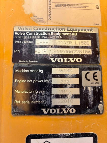 Volvo L 150 G 19