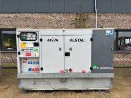 Europower EPUS44TDE Kubota Leroy Somer 44 kVA Supersilent Rental generatorset 2018