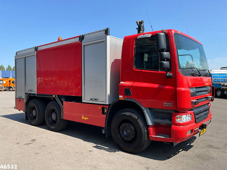 DAF CF 75 FAT 360 6x4 Ziegler Feuerwehr / schuimbluswagen Just 78.346 km 9