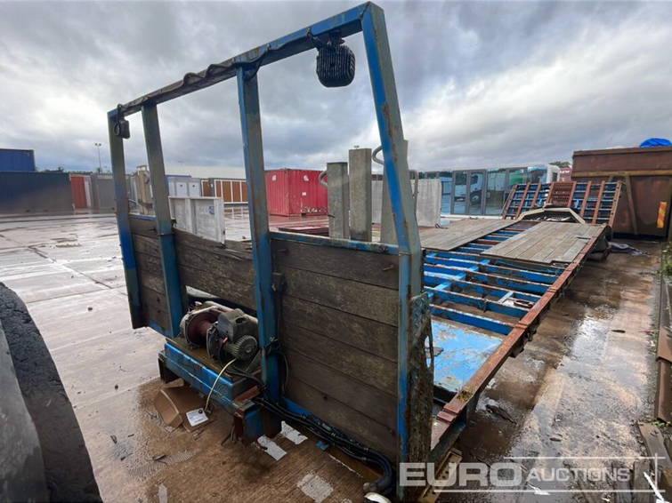 Diversen 30' Beavertail Plant Lorry Body, Hydraulic Fliptoe Ramps, Winch 7