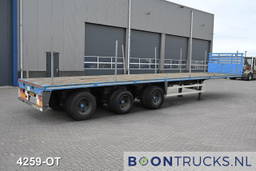 Floor FLO- 12 -30H Plateau Trailer | 2 X Steering Hardwood Floor NL Trailer