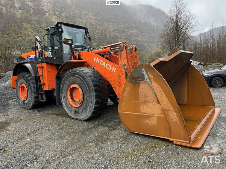 Hitachi ZW zw370-6 Wheel loader w/ scale, printer and bucket 14