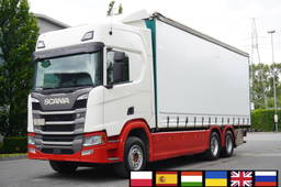 Scania R450 6x2 / Curtainsider 19 Epal / Load capacity 16 t / GVW 68 t