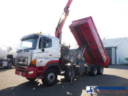Hino FY1EUKA 8x4 tipper RHD + Palfinger E120L + grapple
