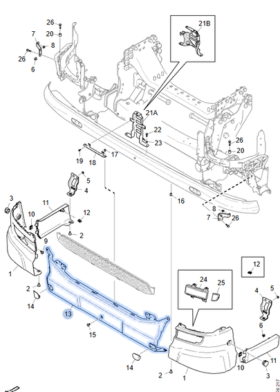 Scania Middenbumper 2474688 4