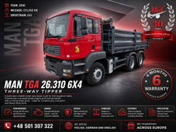 MAN TGA 26.310 3 WAY Kiper / Serviced