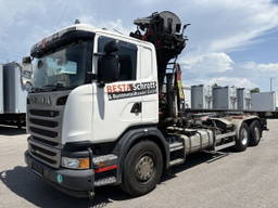 Scania G480 6x2 Abroller mit Kran ,Retarder, Euro 5, S
