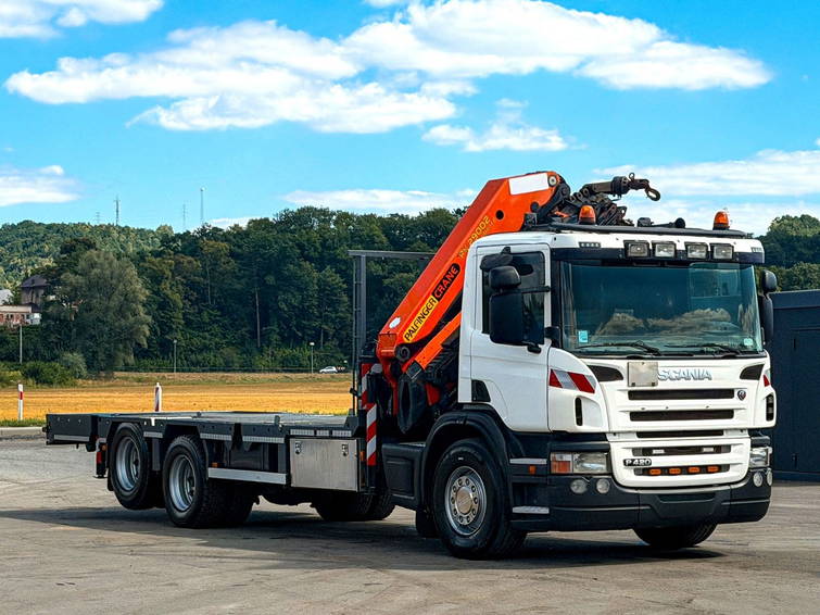 Scania P 420 Platform 6,80m PK 29002+Funk TOP 4