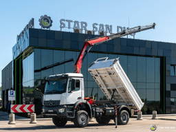 Mercedes-Benz Arocs 1932 4x4 Fassi F120 Crane Tipper
