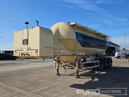 Feldbinder 2016 Feldbinder Tri Axle Powder Tanker Trailer, Re ar Lifting Axl